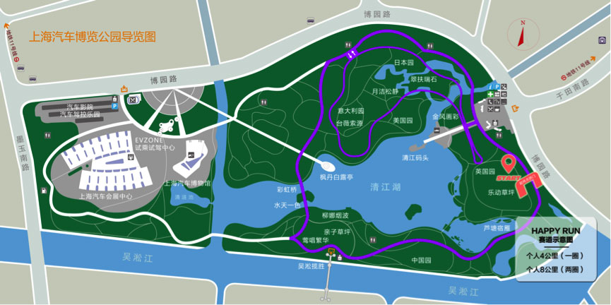 个人赛路线示意图 - 跑赢寒冬 - 车云网