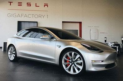 传特斯拉将于2月20日开始试产Model 3