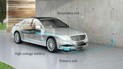 奔驰2017推插电混动S级车型，支持无线充电