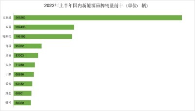 上半年新能源车销量城市排行：深圳渗透率接近50%