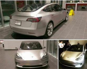 最新特斯拉Model 3照片曝光，仪表组被HUD系统替换