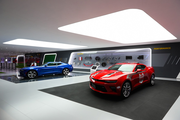 雪佛兰高性能车型及文化展示区展现纯正美式汽车品牌文化