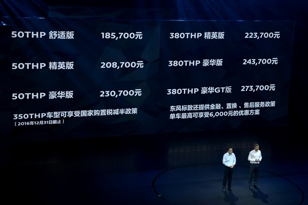 价格公布