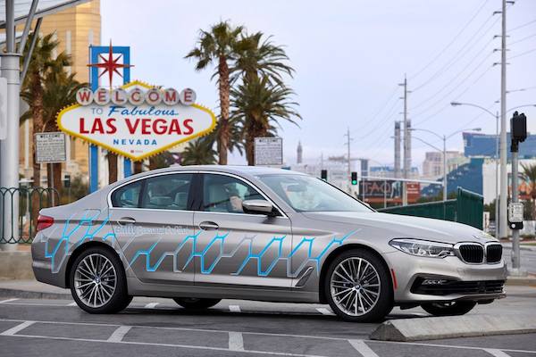 由BMW、Mobileye、Intel合作开发的自动驾驶原型车