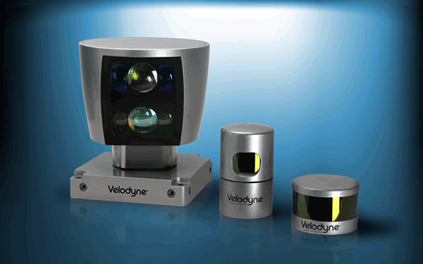 Velodyne目前主要的激光雷达产品阵列
