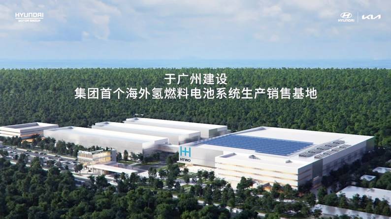 现代汽车集团首个海外氢燃料电池系统生产与销售基地落户广州
