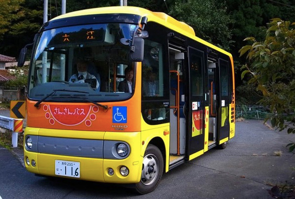 软银开发的自动驾驶公交车