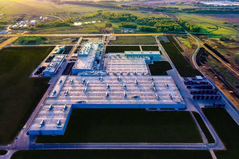 长城汽车俄罗斯图拉工厂俯视图