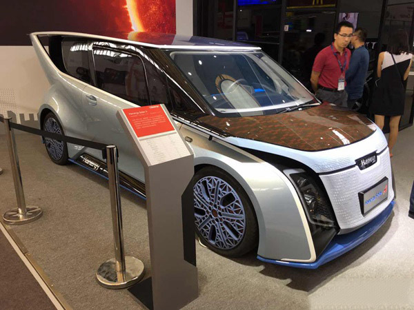 汉能Solar A太阳能电动车