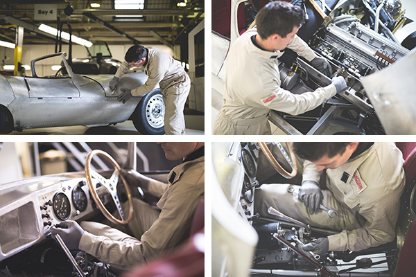 捷豹经典车部门专业团队将在英国对9台捷豹XKSS原厂“重生”版进行手工打造