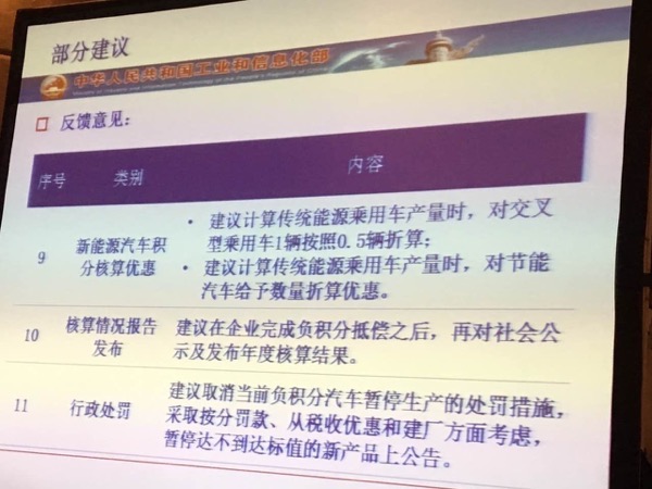 工信部解读油耗与新能源积分管理制度