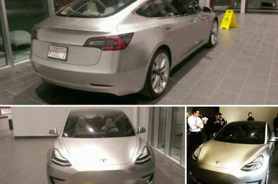 最新特斯拉Model 3照片曝光，仪表组被HUD系统替换