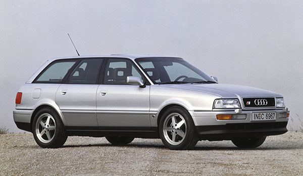 1992年的奥迪旅行车（A4的前身），可见国外市场对旅行车的喜爱是由来已久