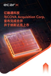 亿咖通科技与COVA Acquisition Corp.完成合并  并于纳斯达克上市