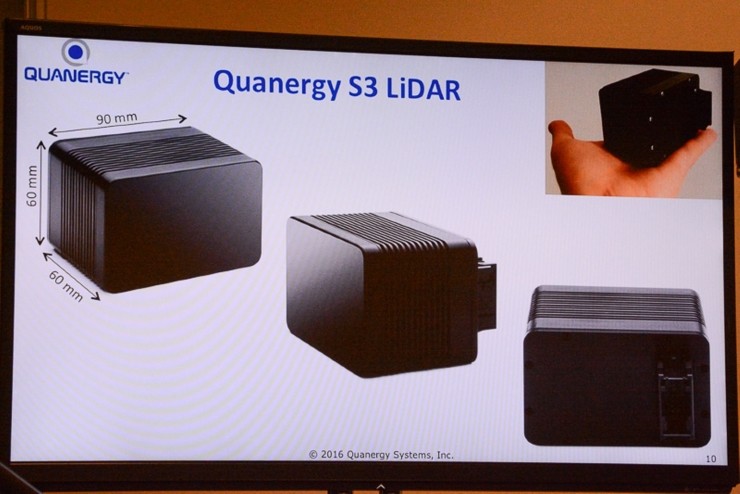 Quanergy的“固态”激光扫描仪S3
