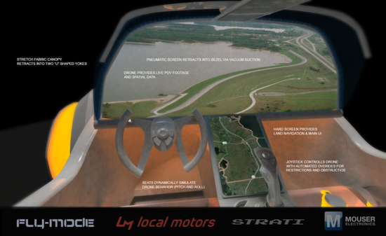 洛克汽车发布全新3D打印自动驾驶概念车