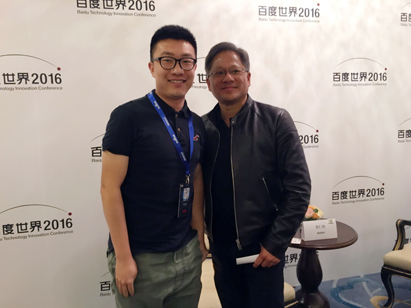 黄仁勋接受车云高级记者于本一专访