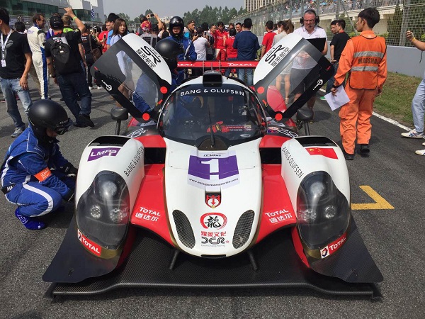 程飞与队友驾驶的1号Ligier JSP3赛车参加LMP3组别比赛