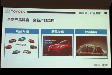 一汽丰田发布2018年度新产品计划