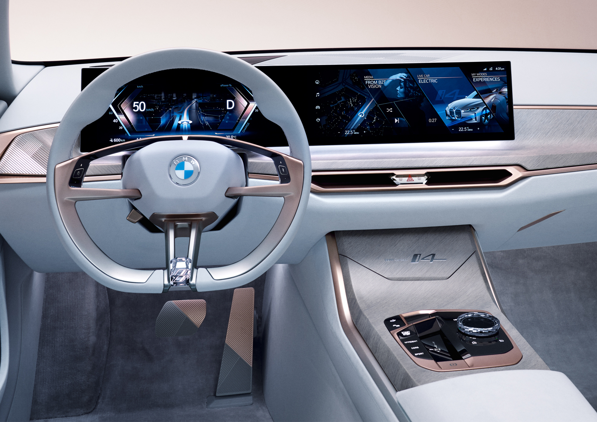 i4概念车首发亮相零排放的完美宝马