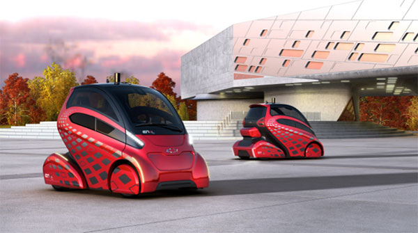 图注:env双人座电动车