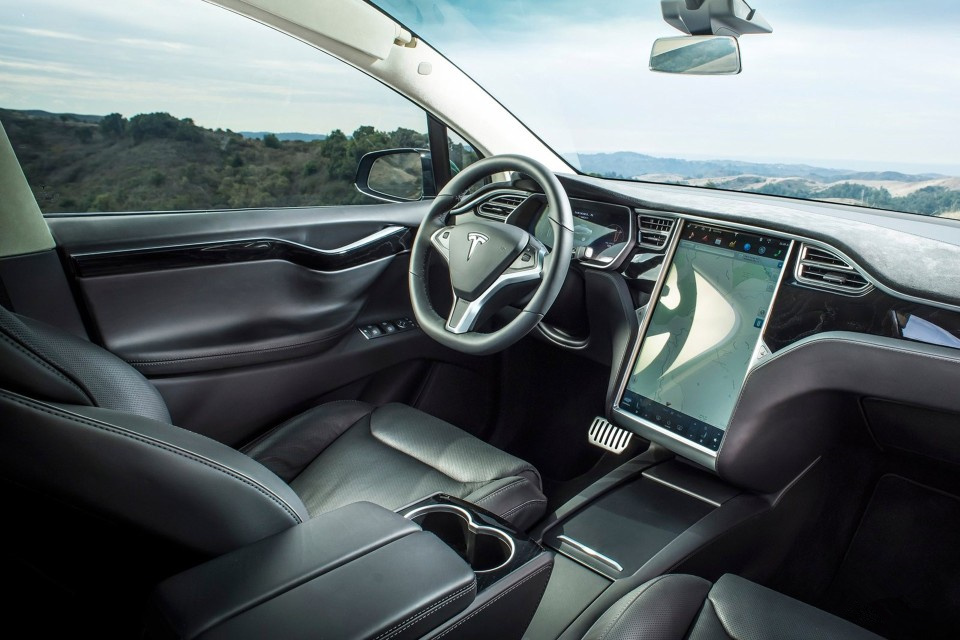 特斯拉 model x 内饰官图