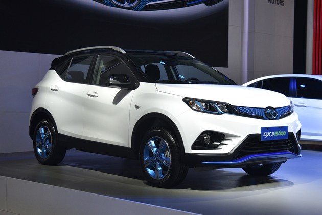 续航最高400km东南dx3ev400成都车展上市